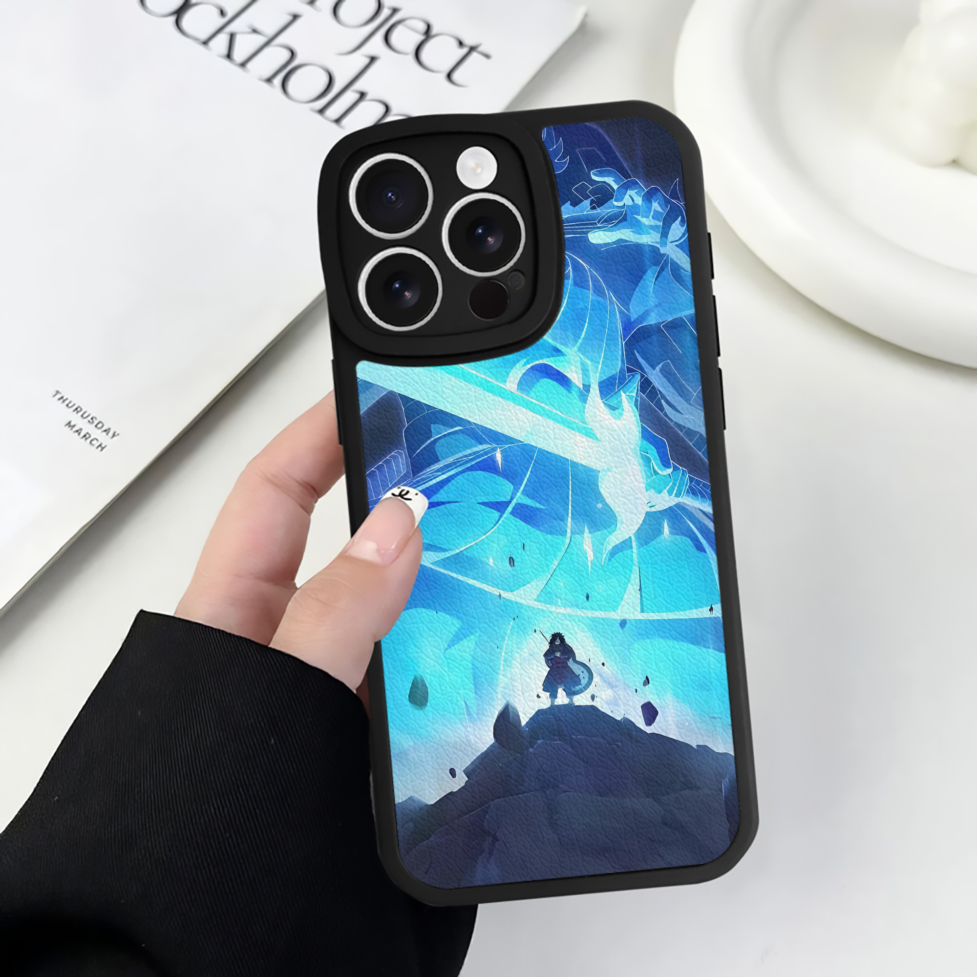 （画像用） NARUTO -ナルト- NARUTO -ナルト- 疾風伝 【iPhone 16シリーズ対応】シリコンスマホケース（レザー調） 材質：シリコン